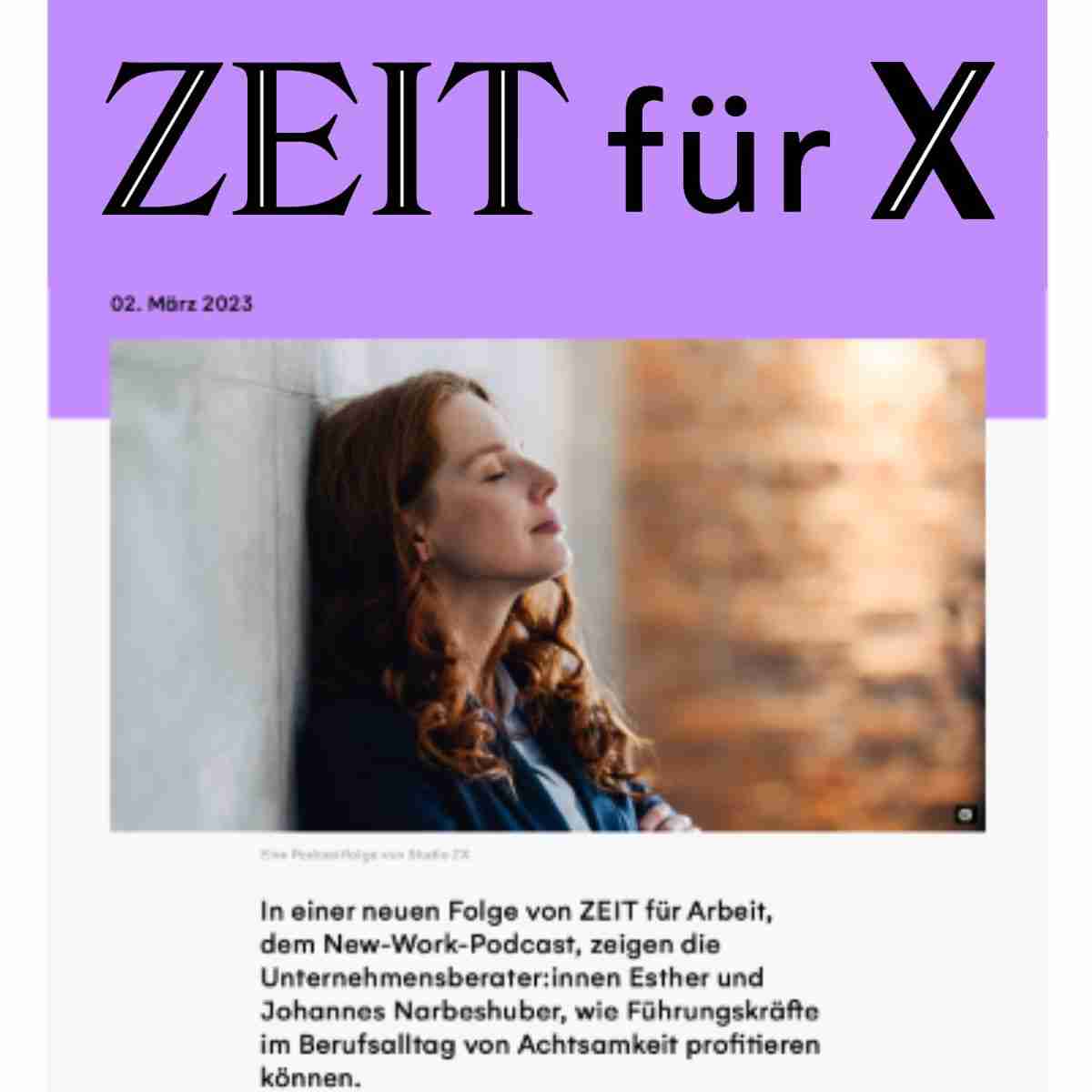 Artikel zum Buch von Esther und Johannes Narbeshuber im Portal DER ZEIT