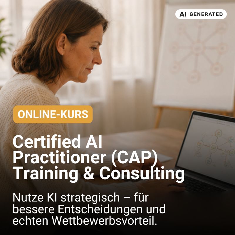 Online-Kurs CAP Vorschaubild Angebot Certified AI Practitioner am Mindlead Institut